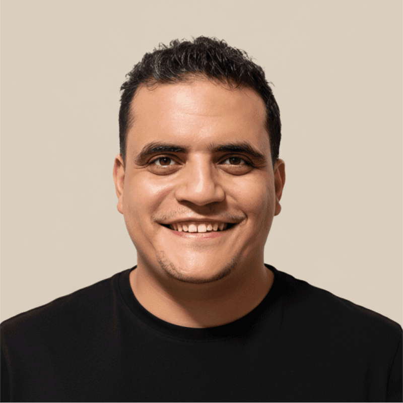 Portrait of Ahmed Hendawi, Senior Product Designer