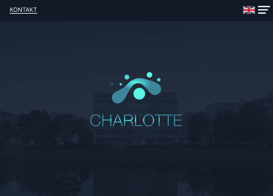 Charlotte Berlin, Corporate Design, Homepage