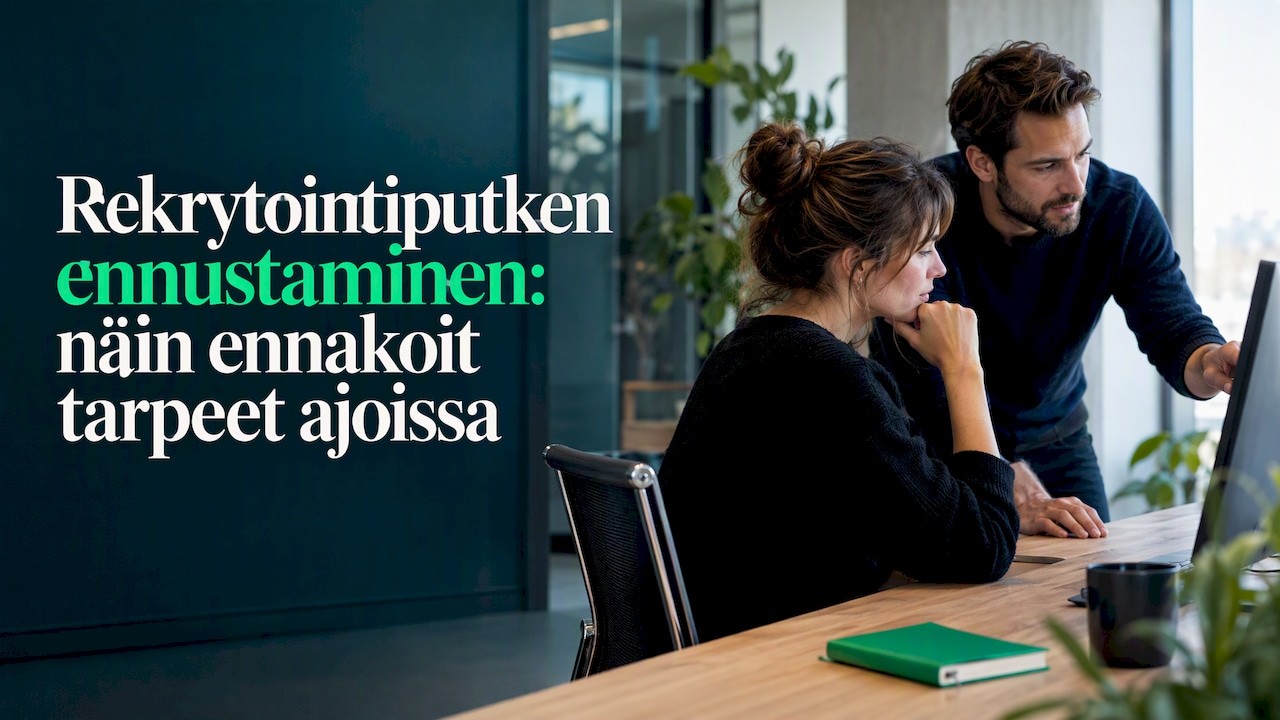 rekrytointiputken ennustaminen