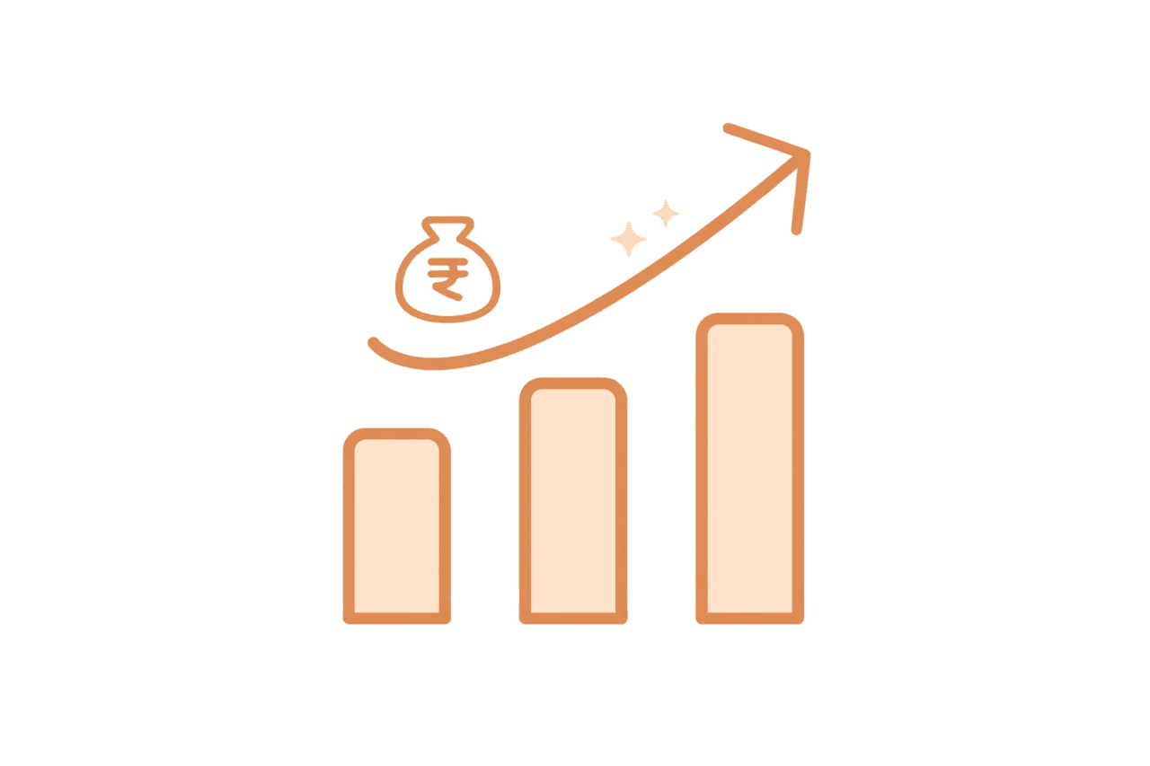 revenue increase illustration