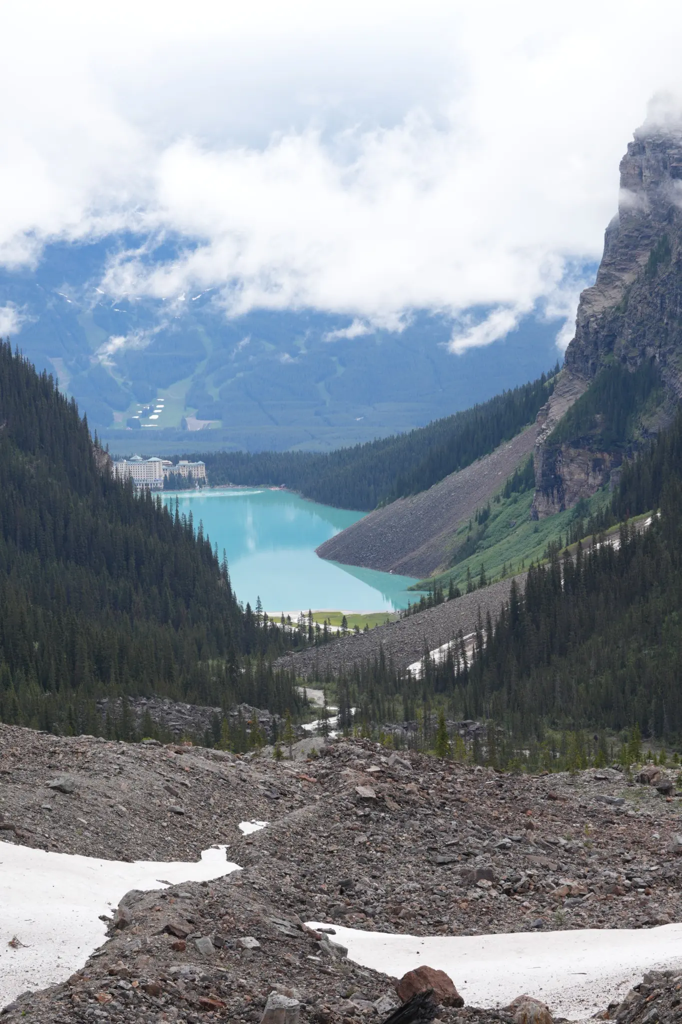 Lake Louise from trail