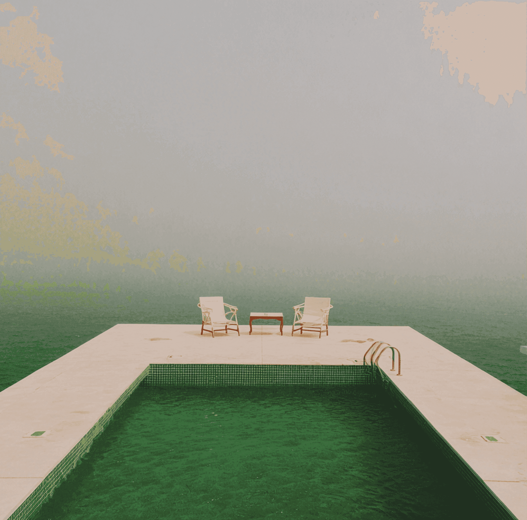 Pool overlooking the Atlantic