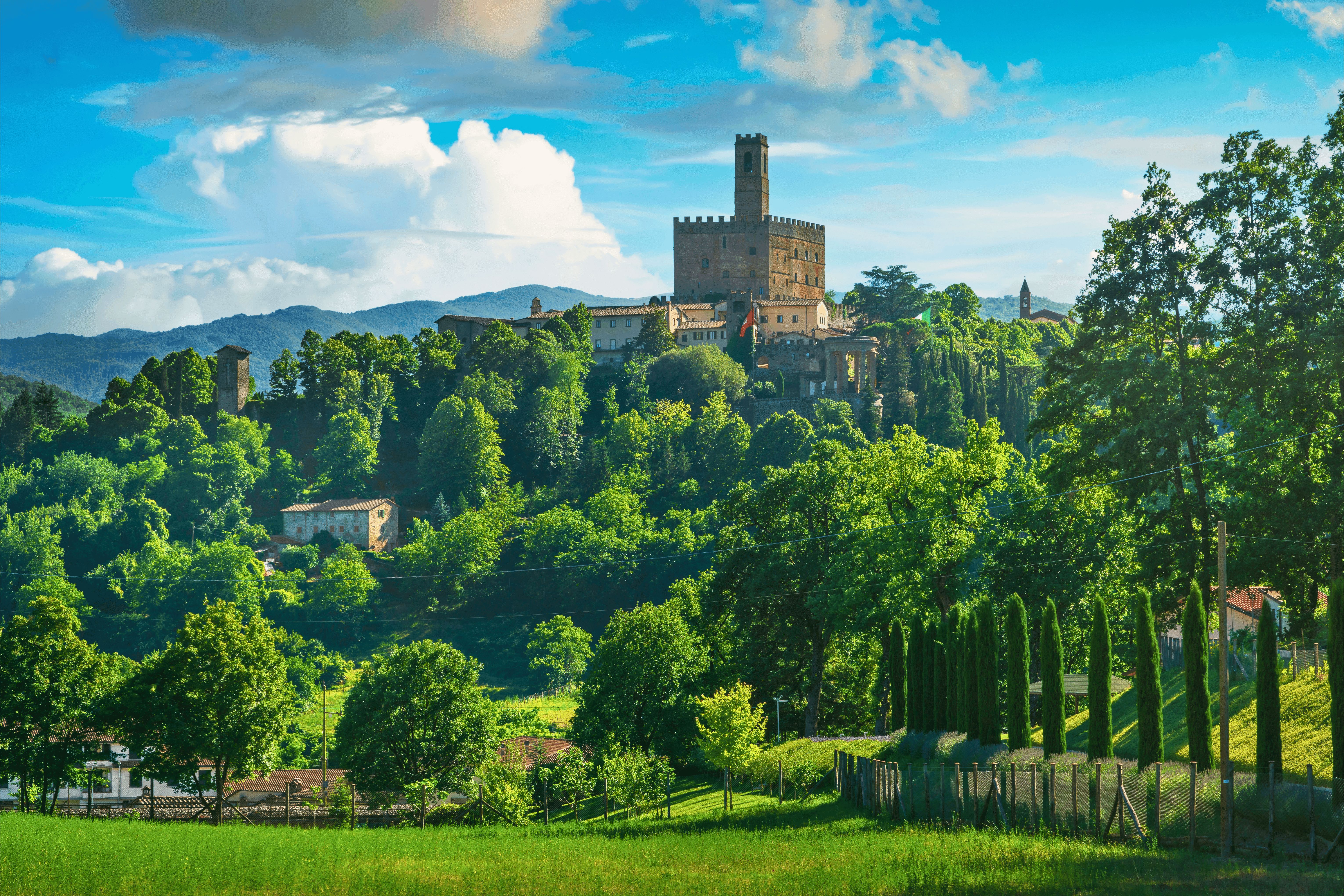 Vista aperta del Casentino usata come supporto visivo alla Home