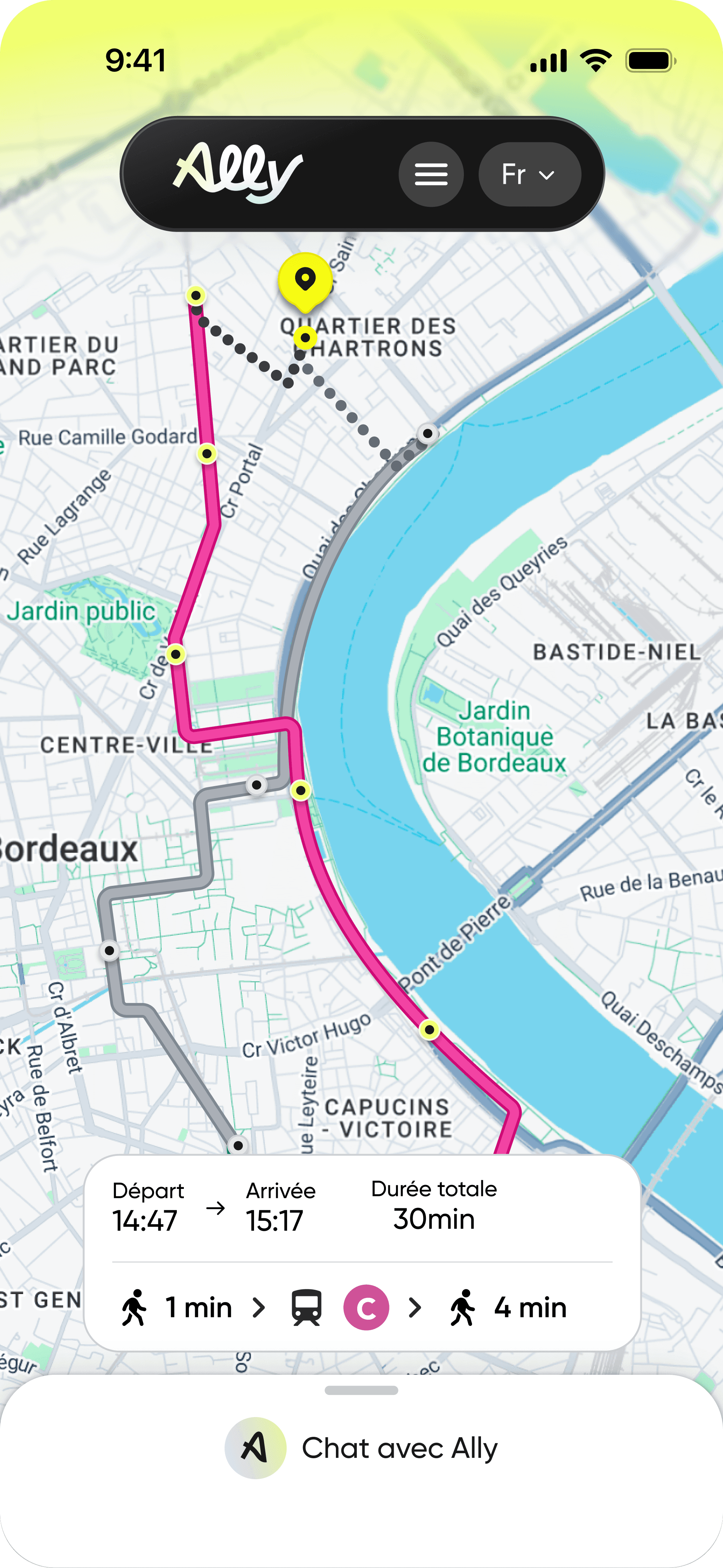 Ally Mobility - IA mobilité multicanale