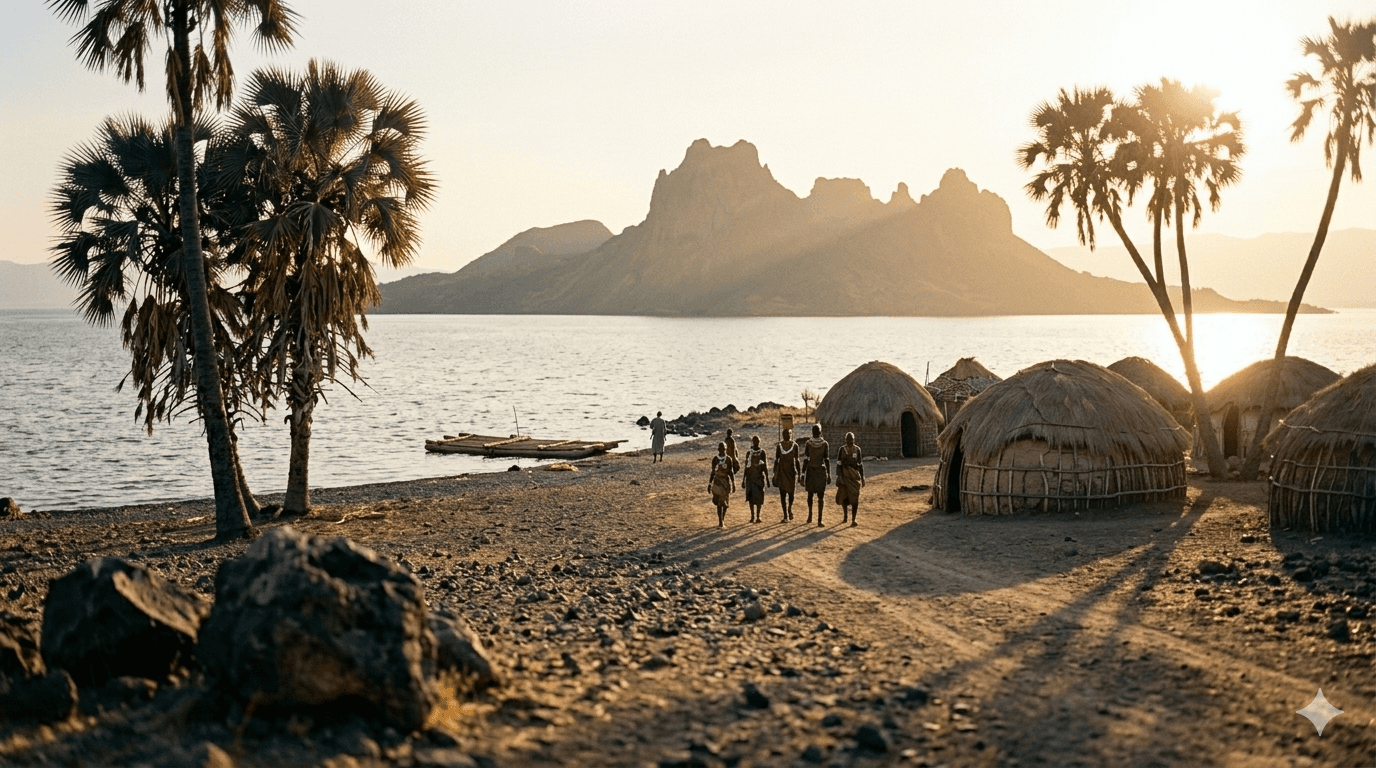 picture of one of the the beach side in kenya
