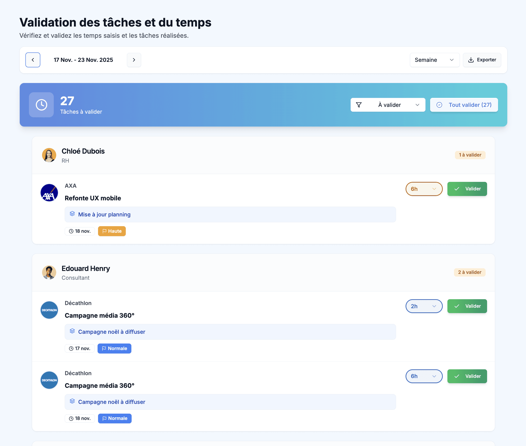 Staffin' - Planification des ressources et gestion de capacité d’équipe