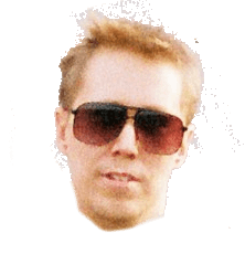 Topper Bleus head as a divider