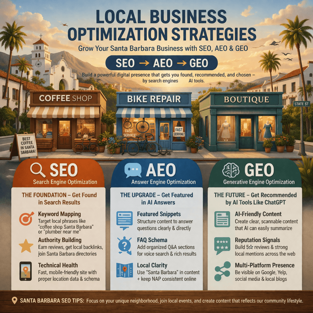Santa barbara CA Local Business Optimization Strategies