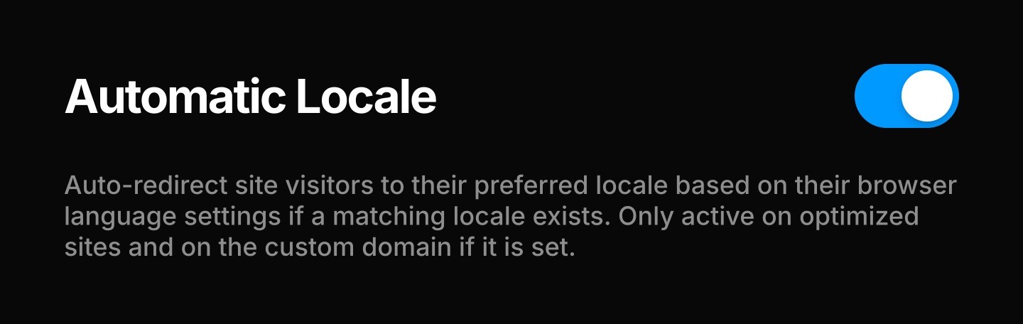 Automatic locales in Framer