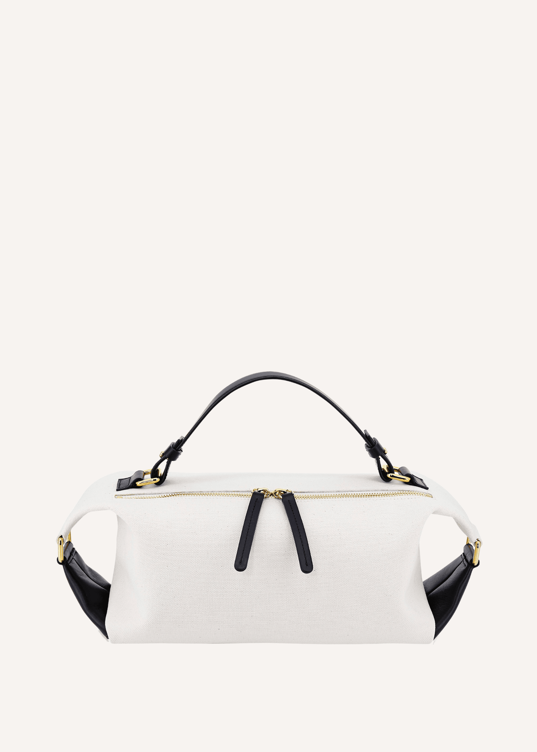 Duffle Bag in Canvas & Calf