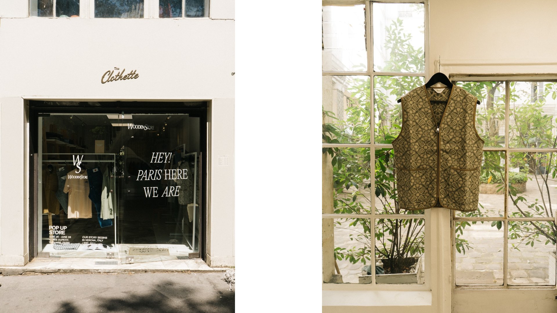  Le pop-up Wooden Store en juin dernier, l’occasion pour le public de découvrir la nouvelle collection de la marque Italienne 