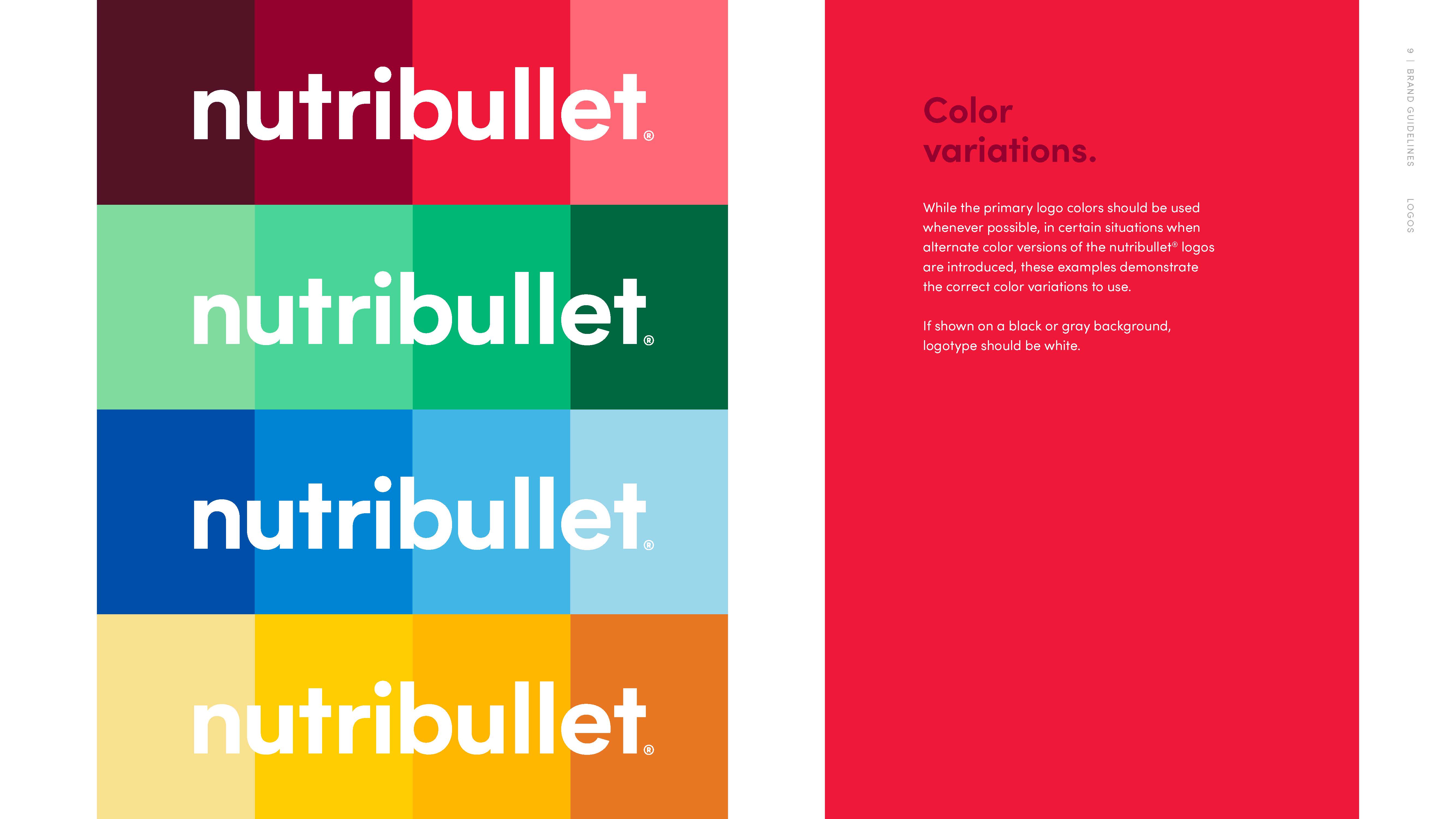 Nutribullet visual identity, visual 3