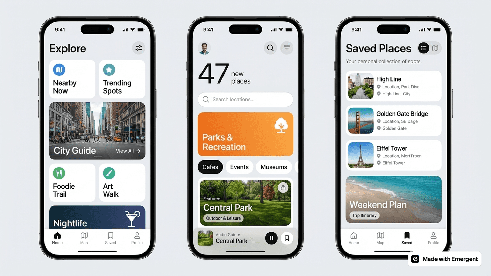 Location Based App Made with Emergent