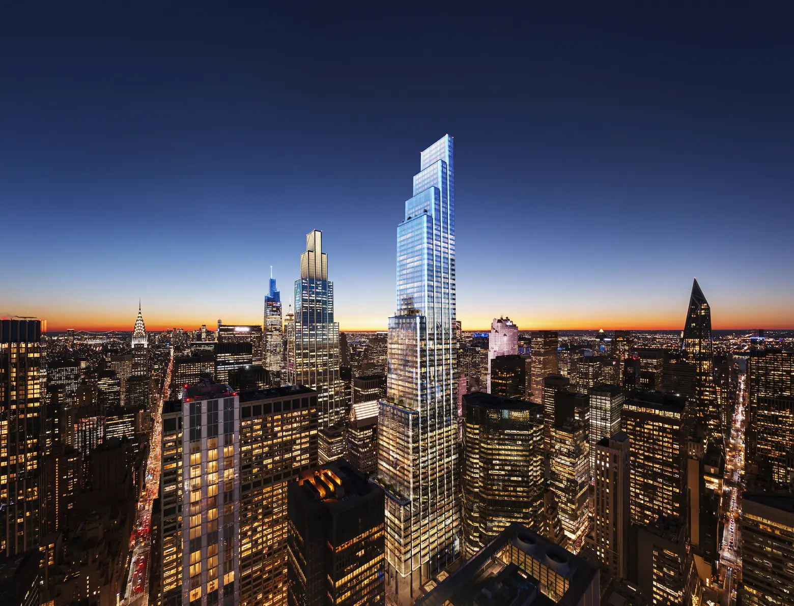 Financial district architecture