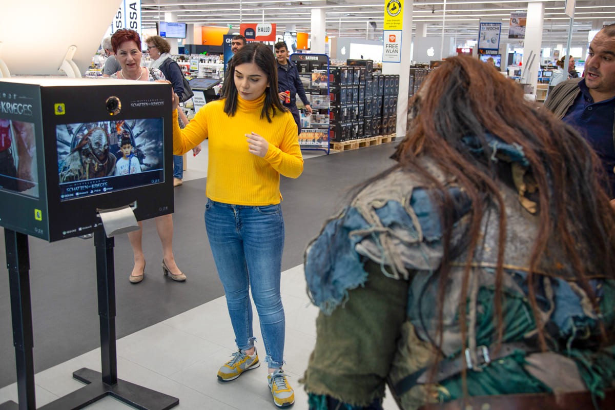 Markeninszenierung am Point of Sale: Photobooth CUBE von SnapCube