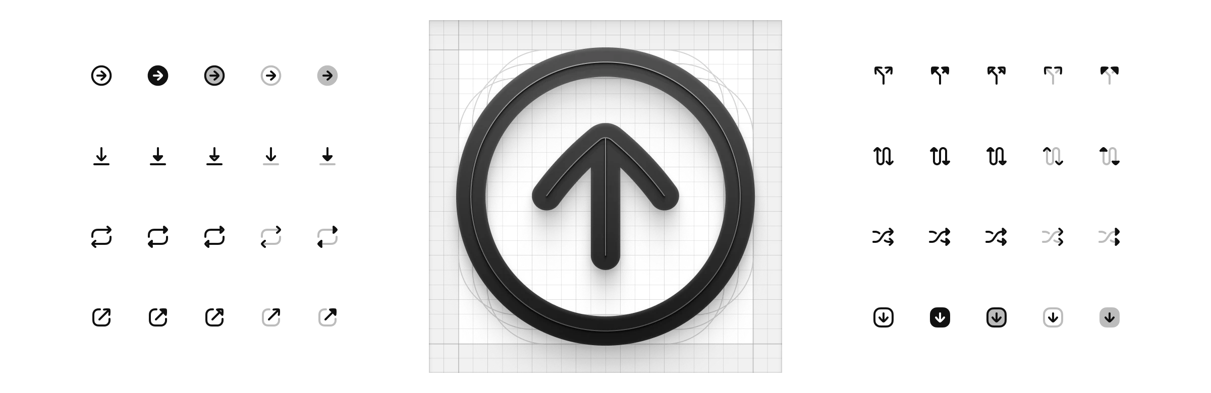 Directional arrows and chevrons icon, navigation symbol, geometric UI arrows, vector graphic for interface design, movement indicator, directional cue, modern layout, digital navigation, interface control icon.