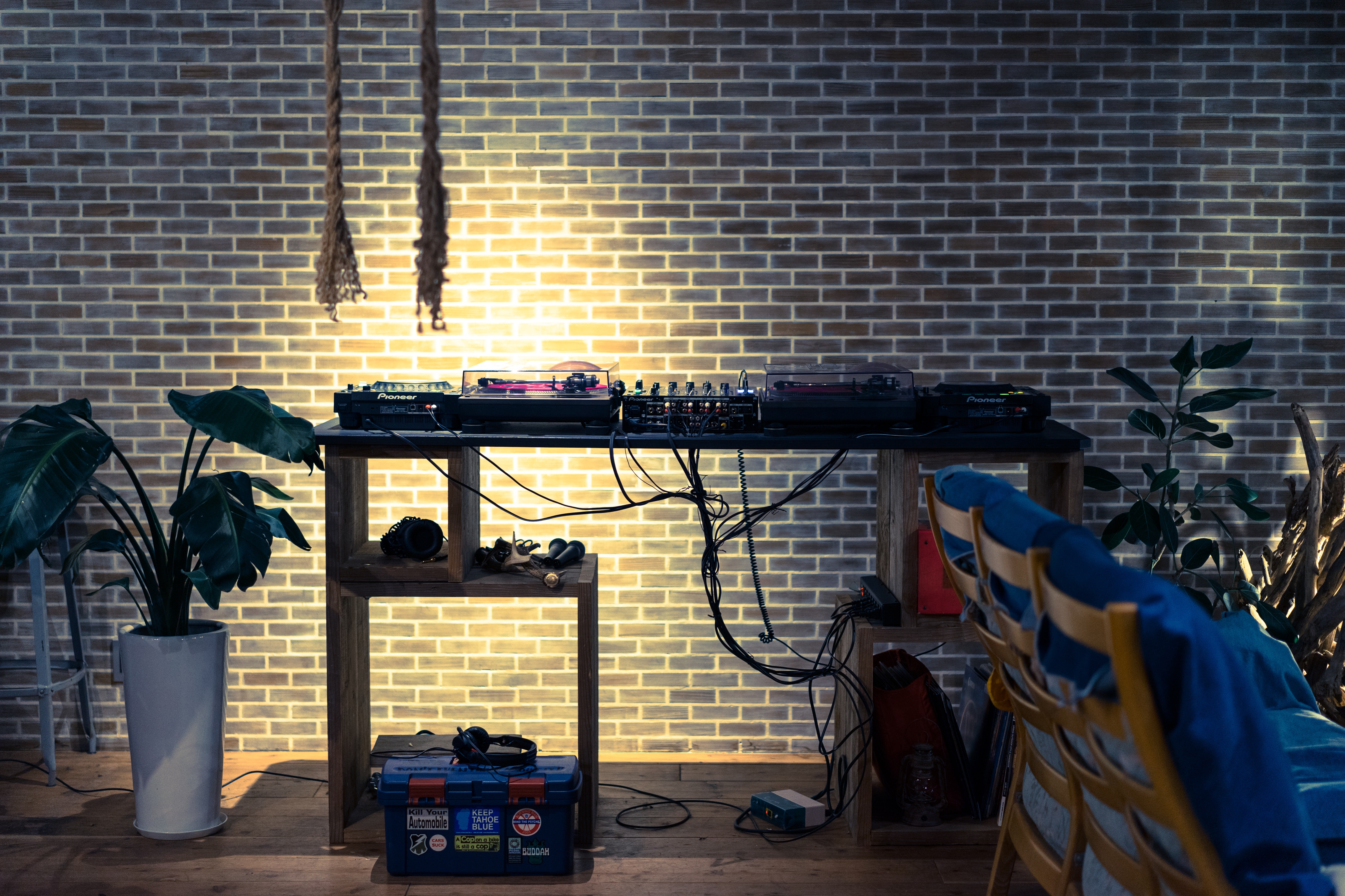 a home studio with music instruments - soundraw