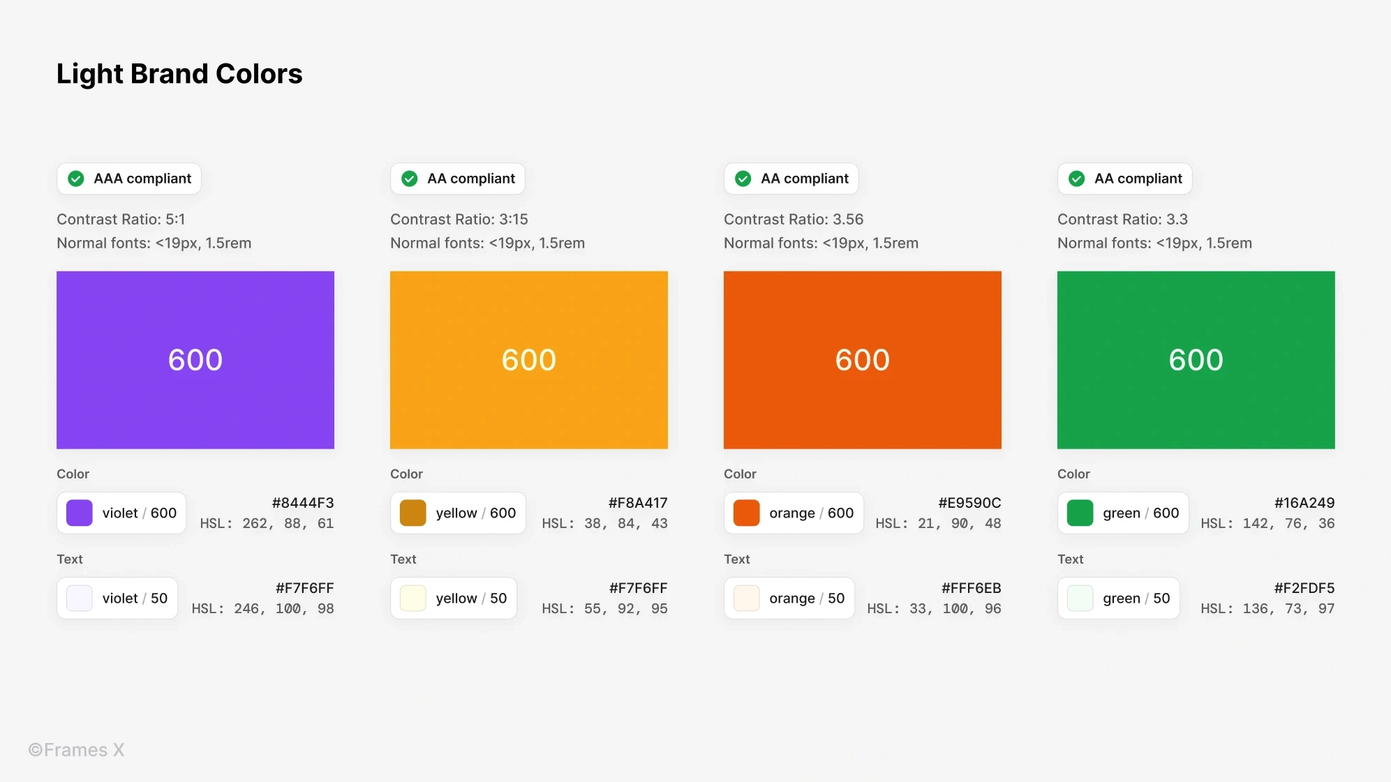 UI Color Palette in Figma