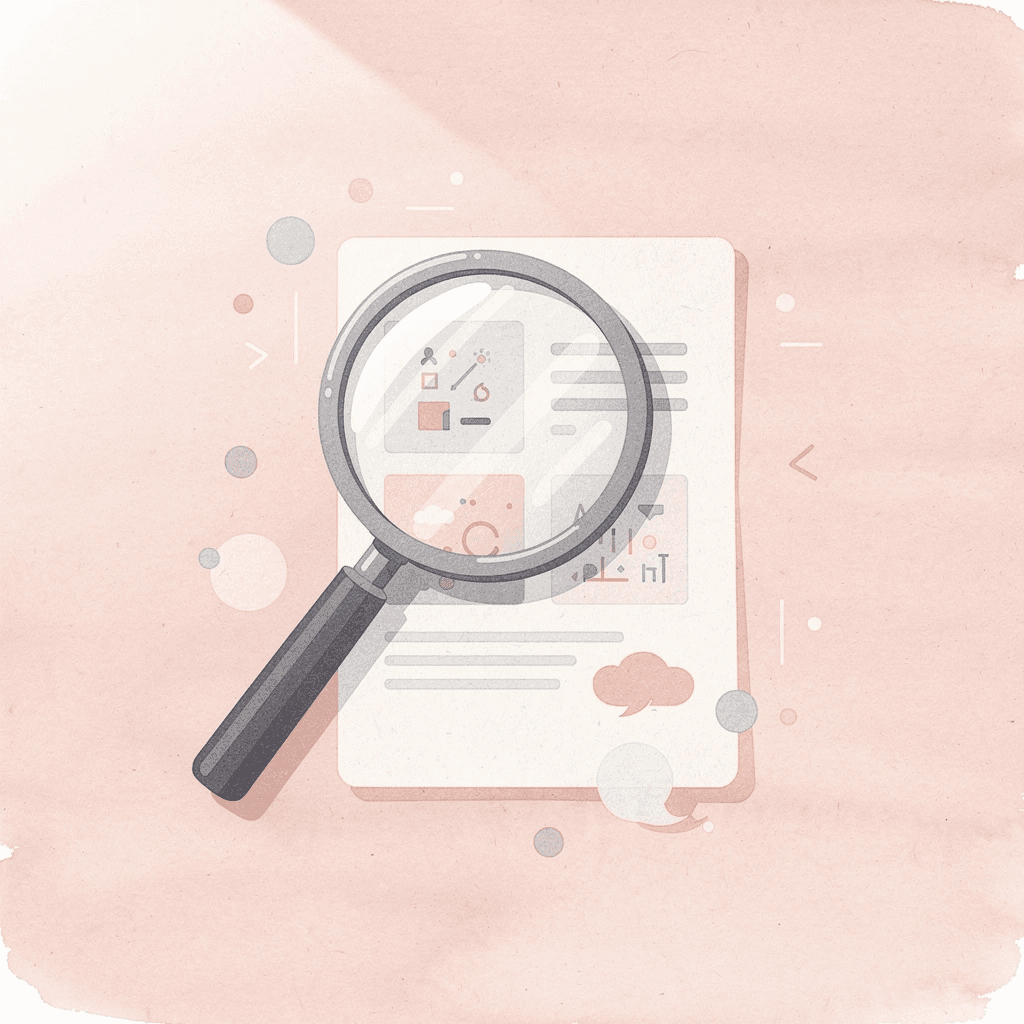 Scene of a magnifying glass examining admissions data representing the difficulty of understanding college admission chances
