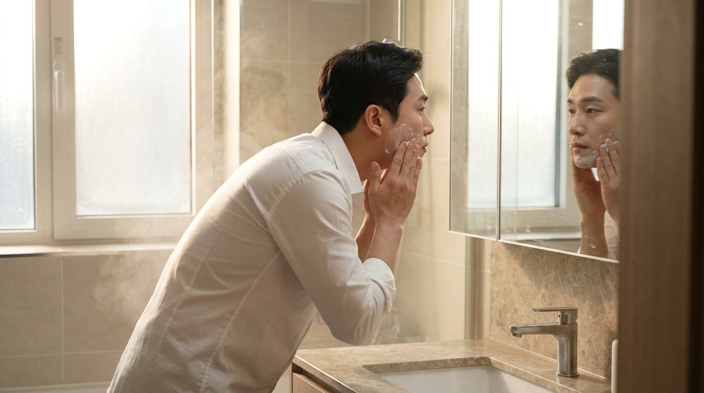 면도 후 아무것도 바르지 않으면 30대부터는 피부 노화가 빨라질 수 있습니다