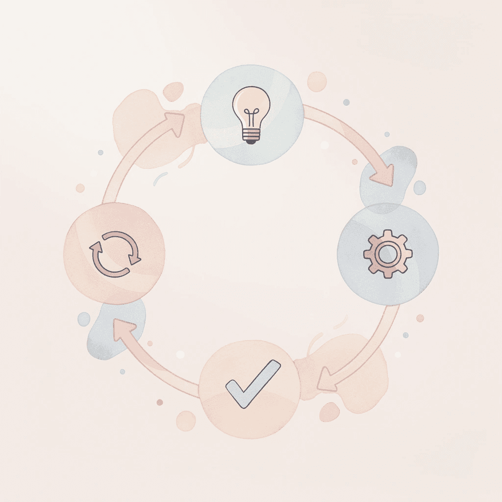 Cycle showing costly pattern of blind retakes and unnecessary prep