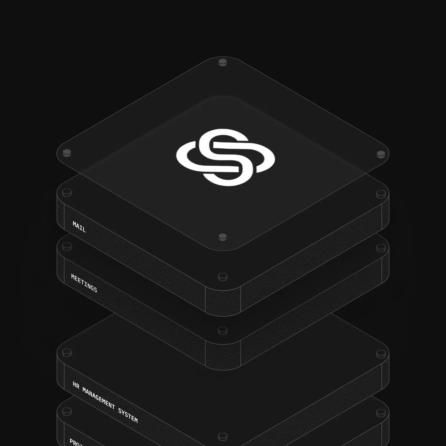 Syncrodesk modular workspace system architecture visualization