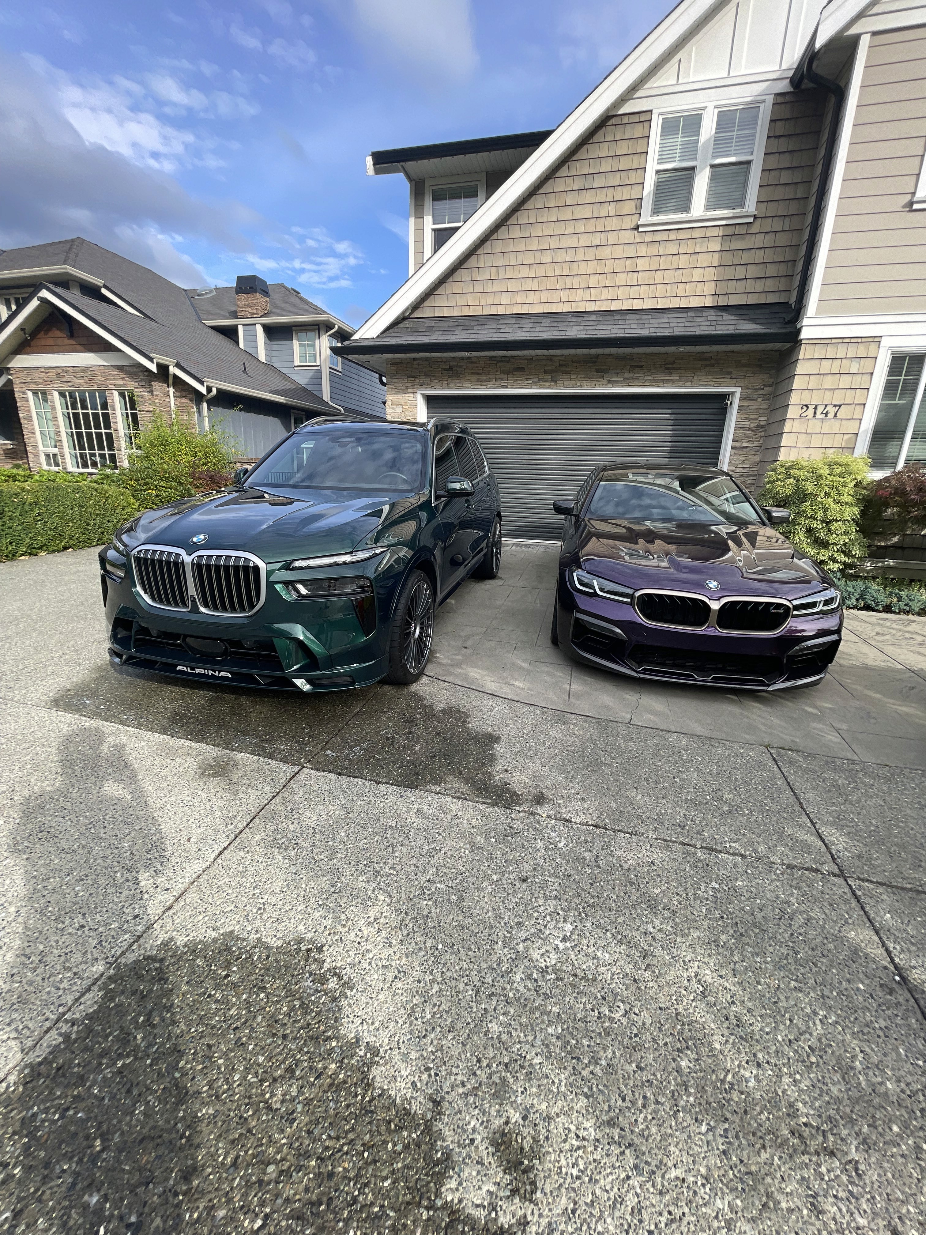 Vehicle exterior during professional detailing