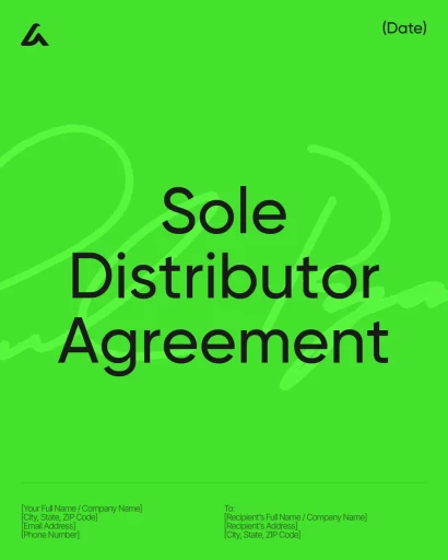 Sole Distributor Agreement