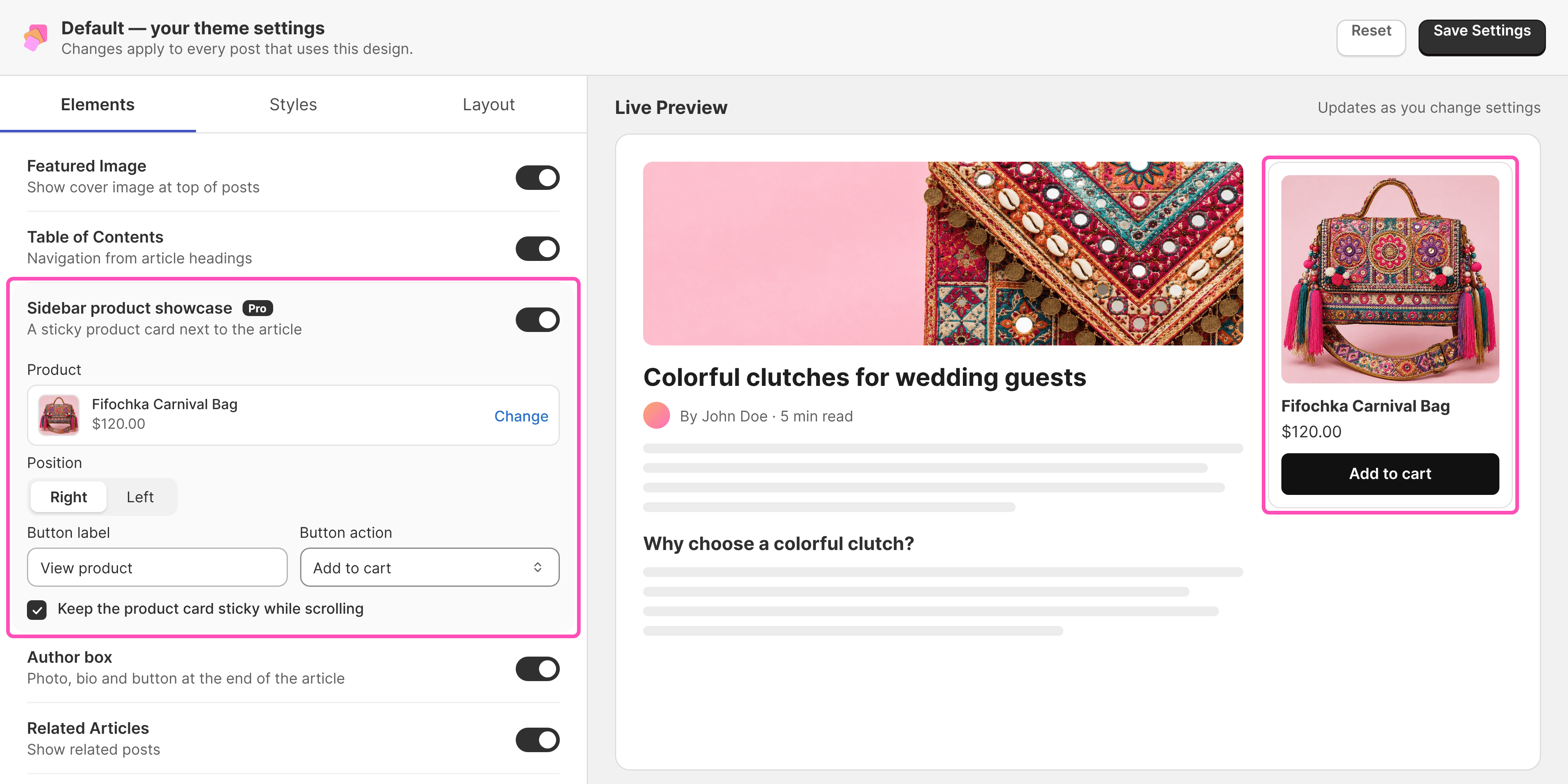 How to add products to a Shopify blog post