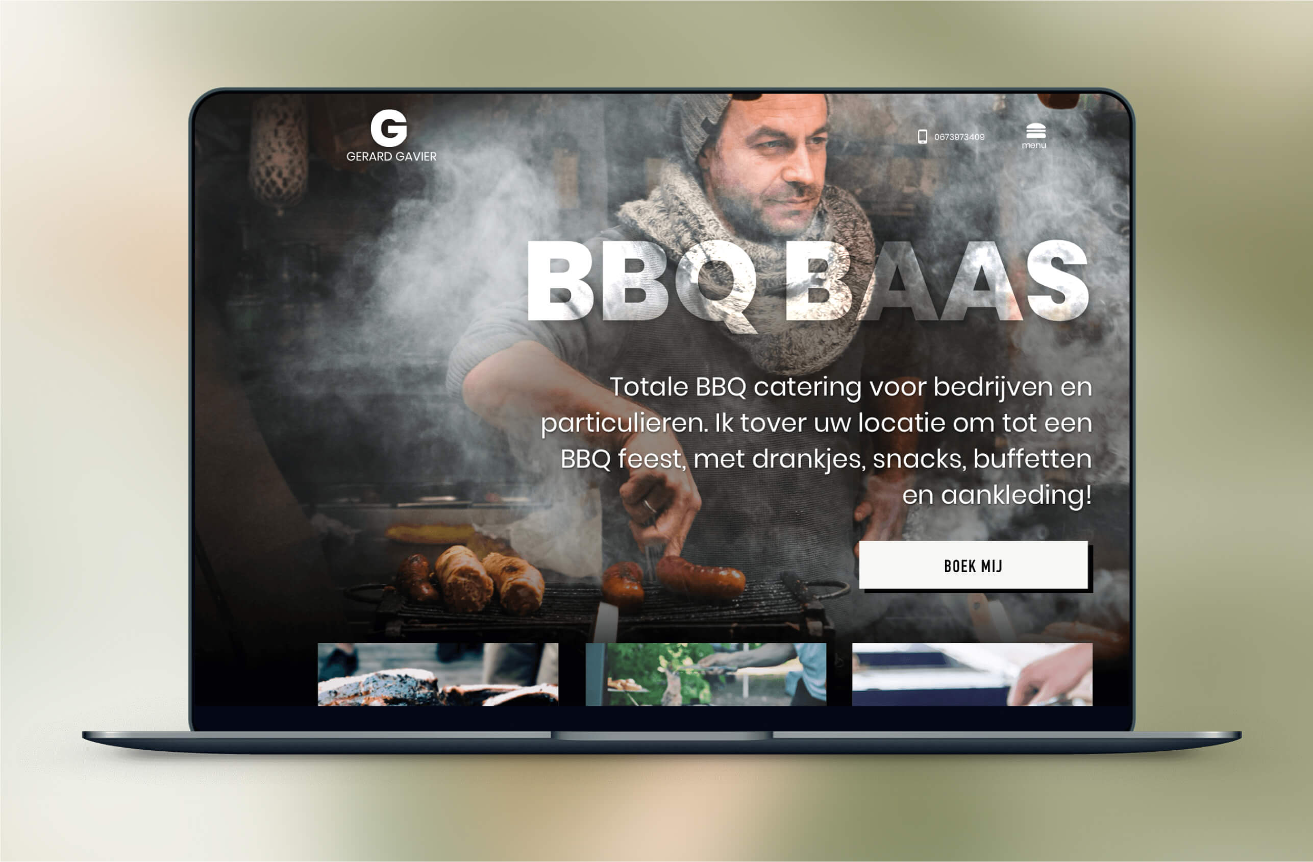 UI design - BBQ baas