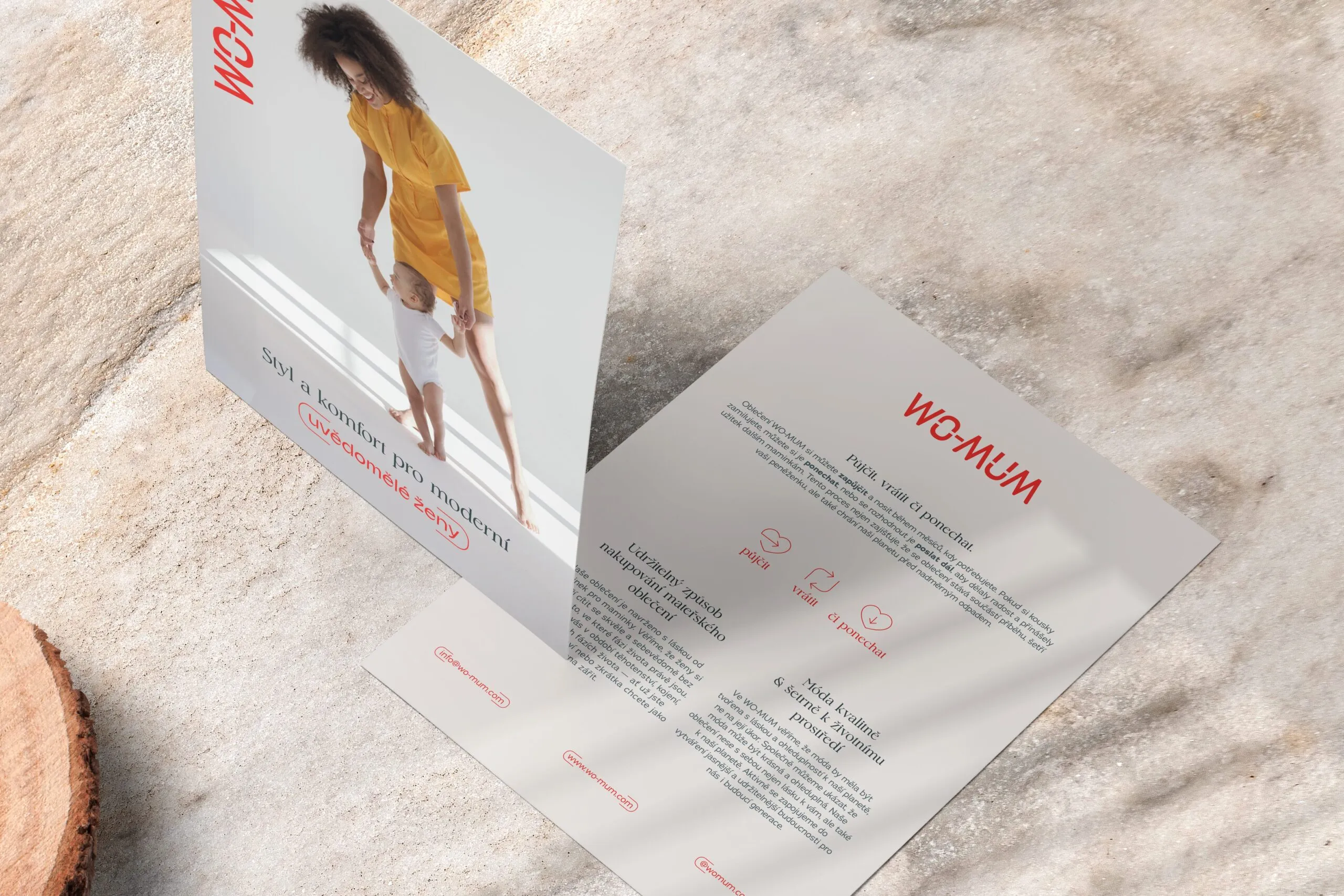 WO-MUM sustainable maternity fashion branding and social identity