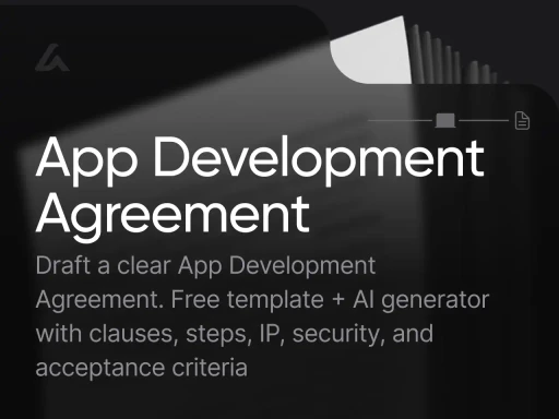 App Development Agreement