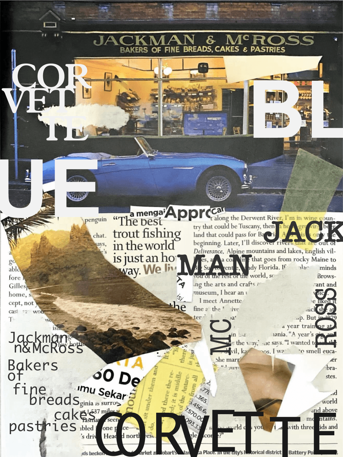 Blue Corvette