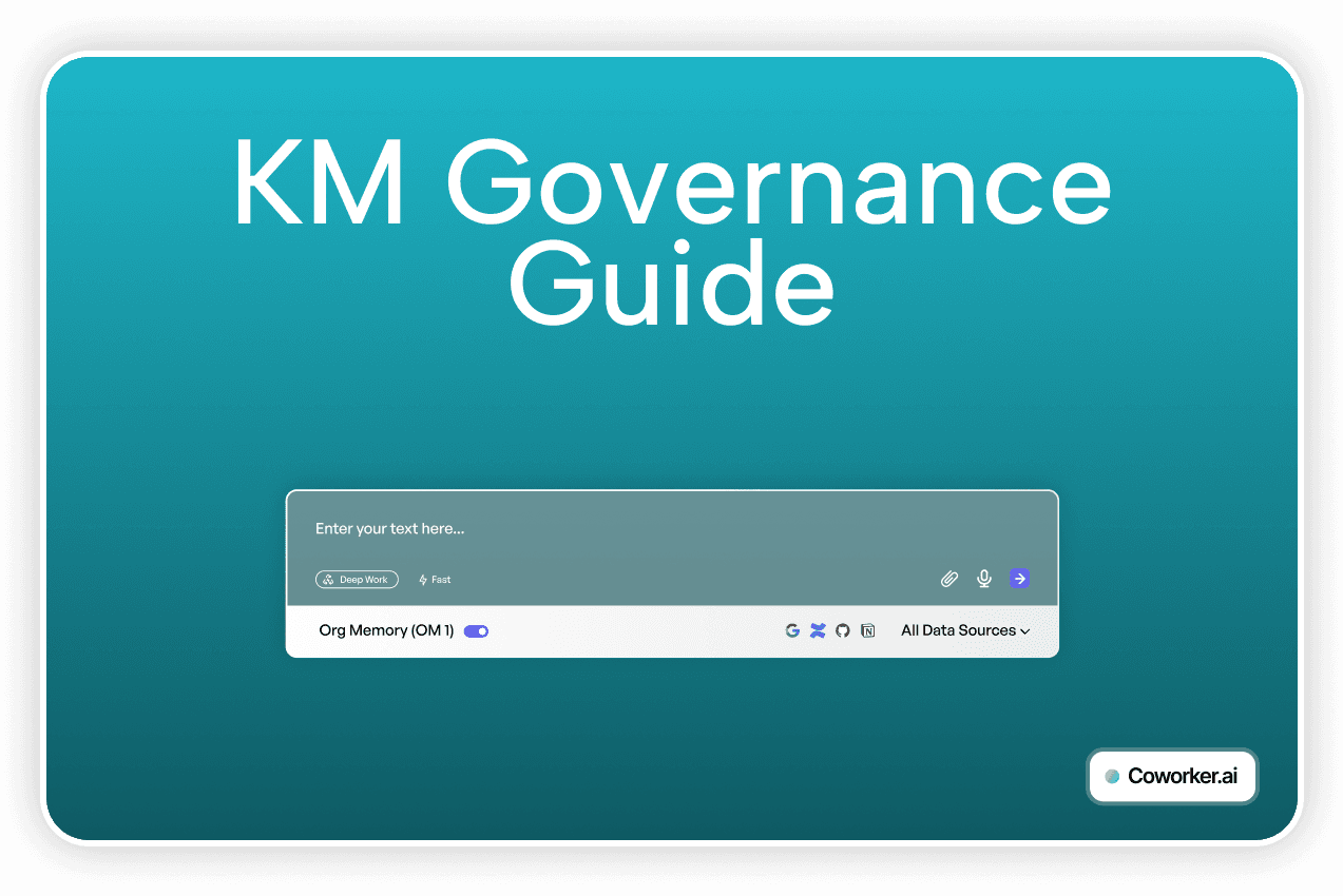 KM Governance Guide - Knowledge Management Governance