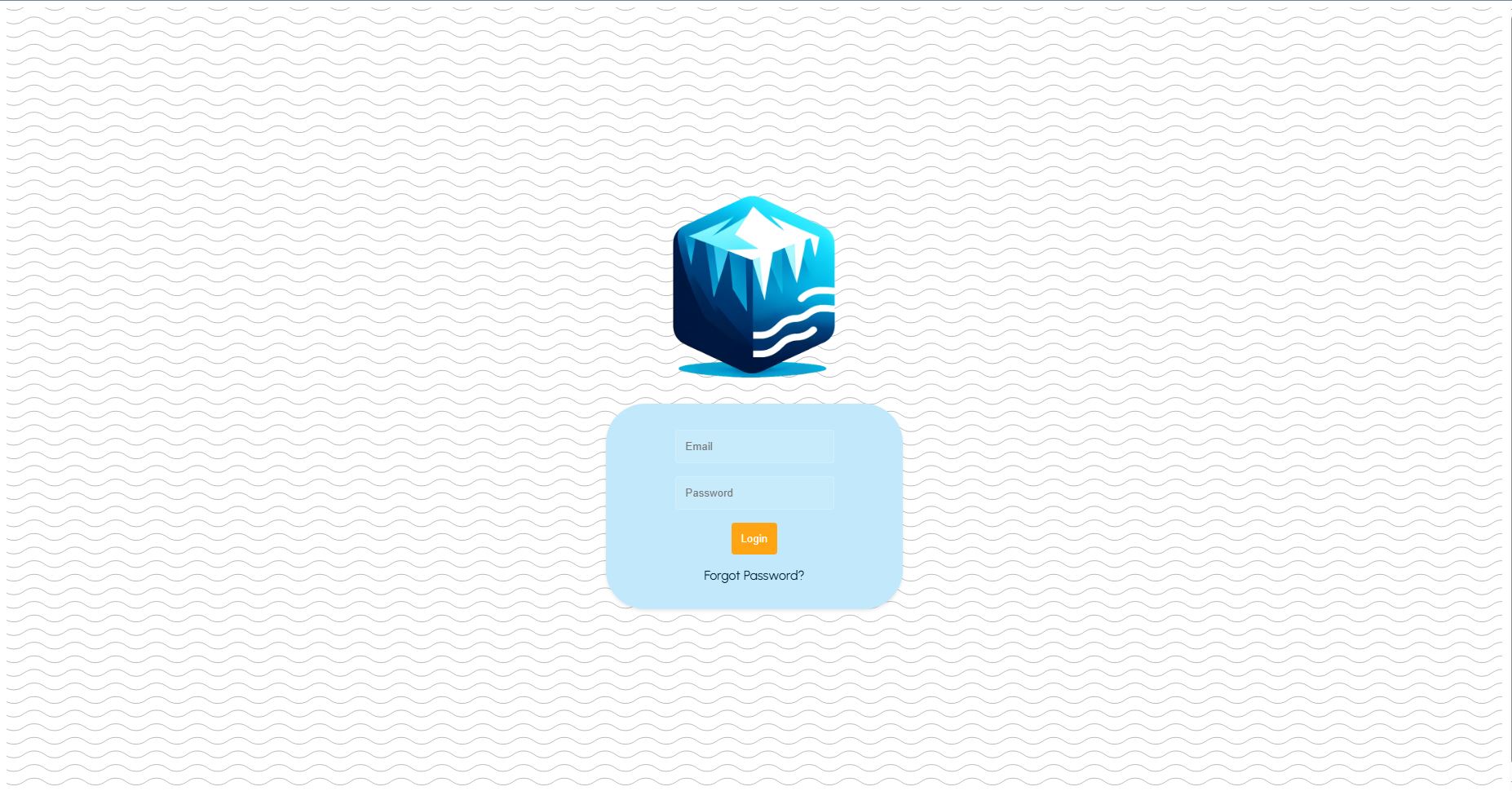 Skuld analytics dashboard login screen