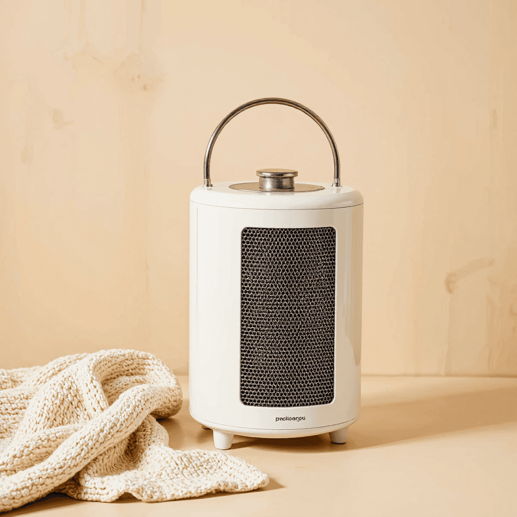 product photography of a portable heater