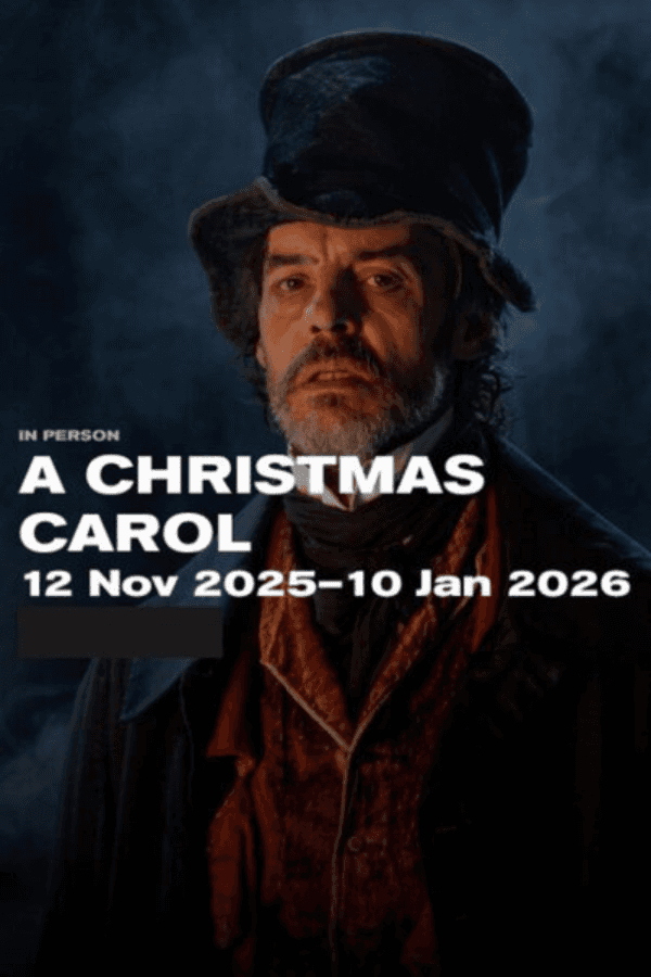 Actor in period costume for "A Christmas Carol" by Jack Thorne.