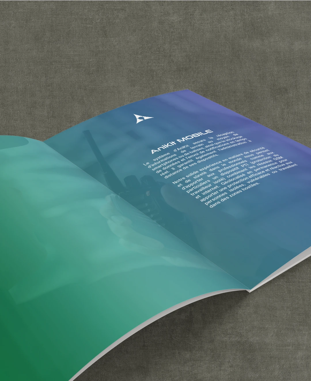 Vue composite des pages intérieures du guide utilisateur AniKit — doubles pages procédures "Changer un mot de passe", "Créer une carte de connexion" et "Copier un utilisateur", conception éditoriale Tartelette Concept