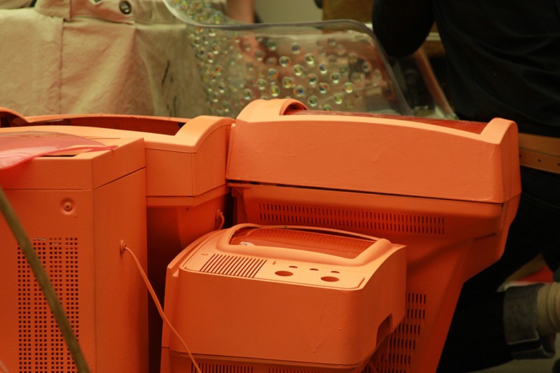 orange home appliance