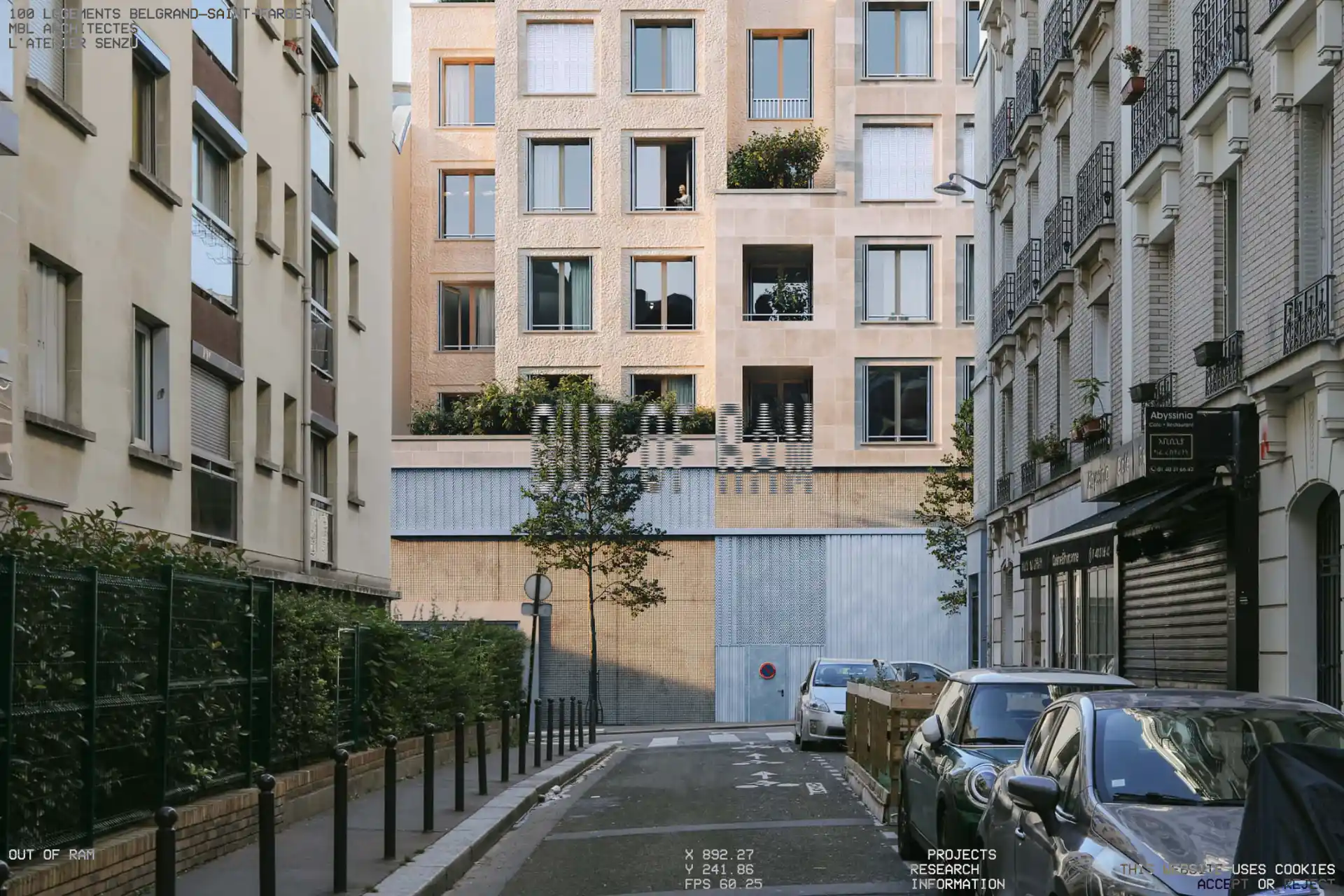 Screenshot of OUT of RAM website