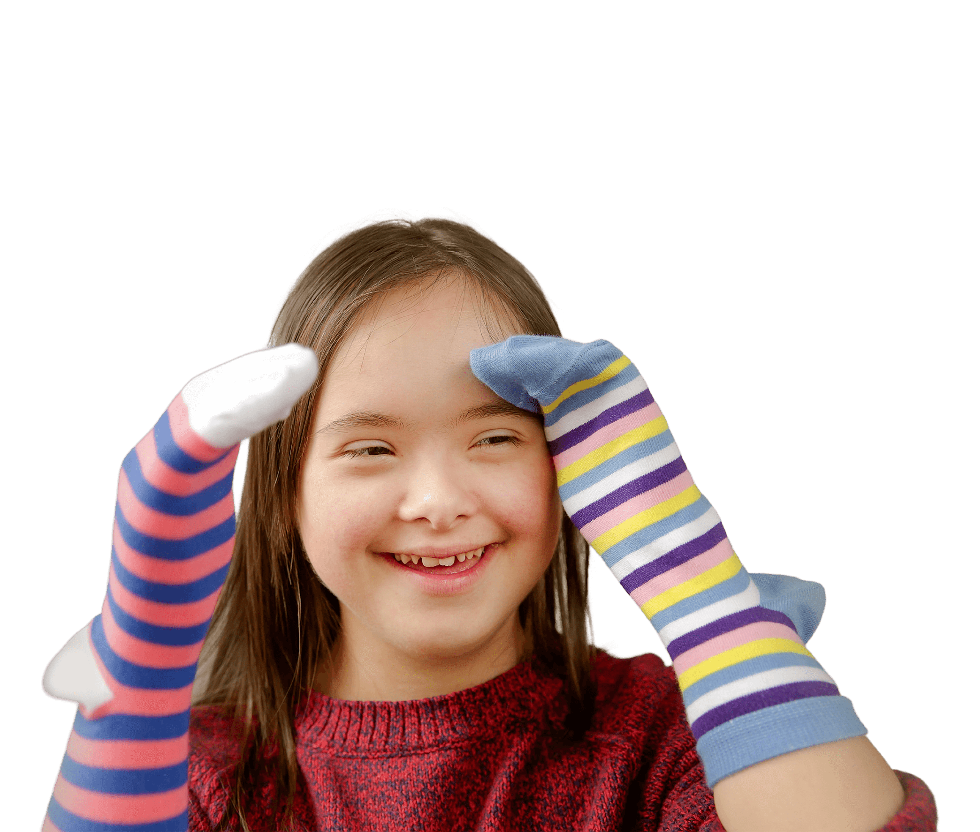 criança com sindrome de down sorrindo