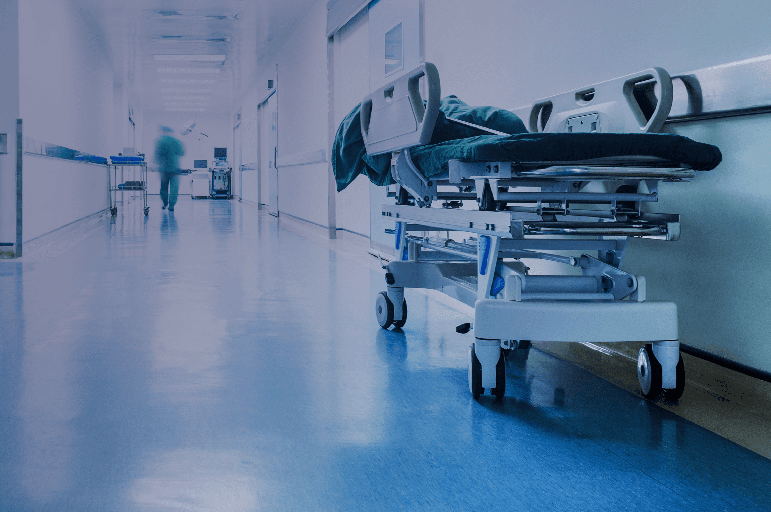 Blue chemical Solution beaker