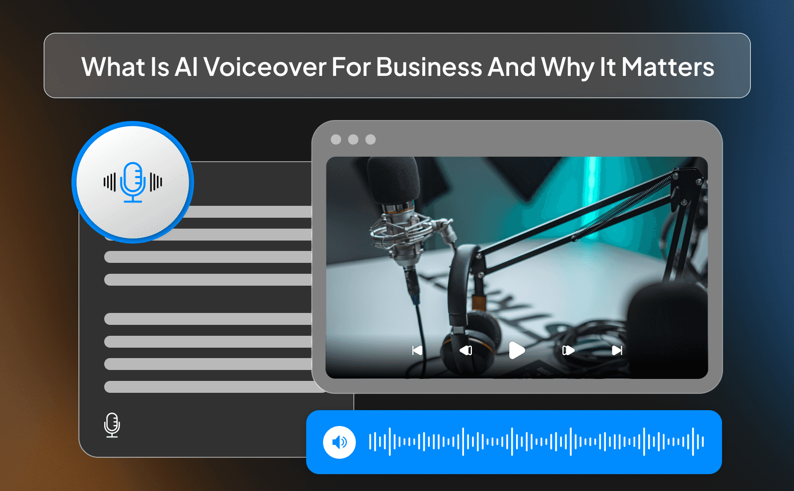 What is AI Voiceover for Business and Why It Matters
