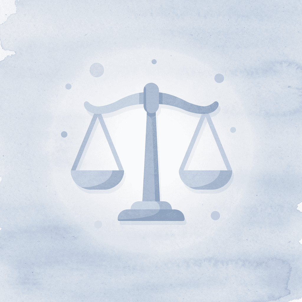Scales of justice icon representing homeschooling legality