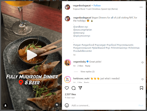 local hashtags example