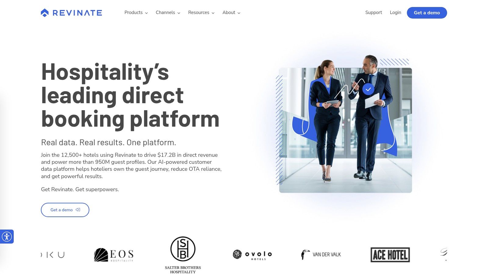 Revinate dashboard showing guest profiles and analytics