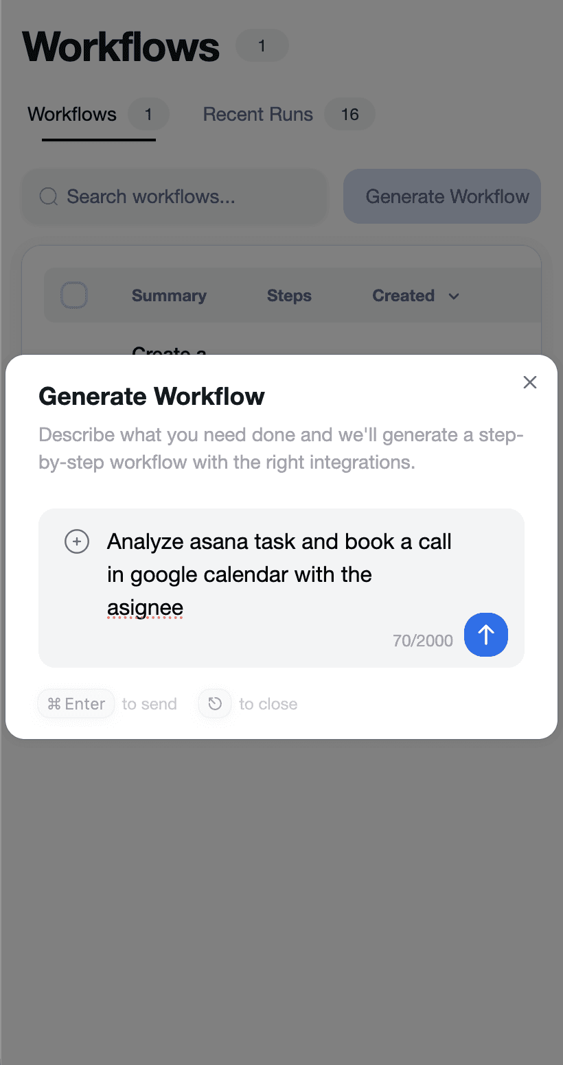 An image of Freelio's budget ui