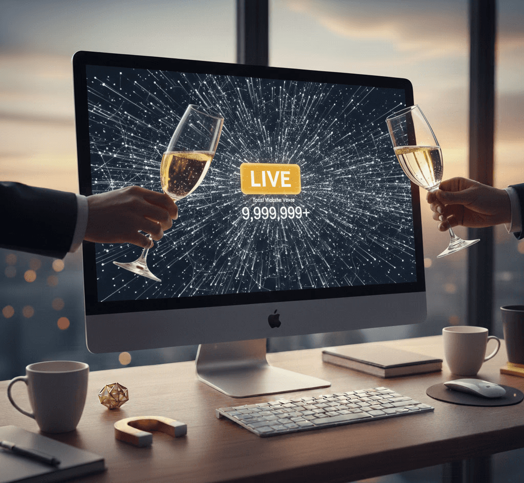 Athlete winning a race