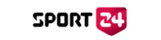 Logo featuring the word "Sport" in bold letters, accompanied by a shield symbol in red and black.