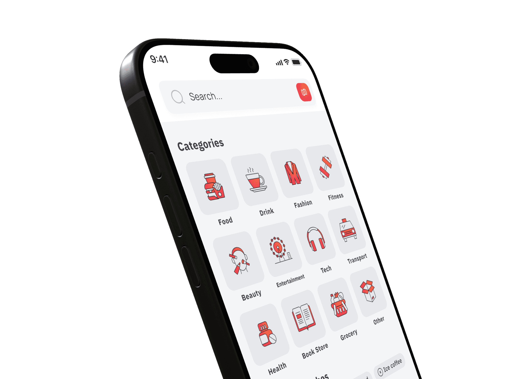 Mobail phone with hand 